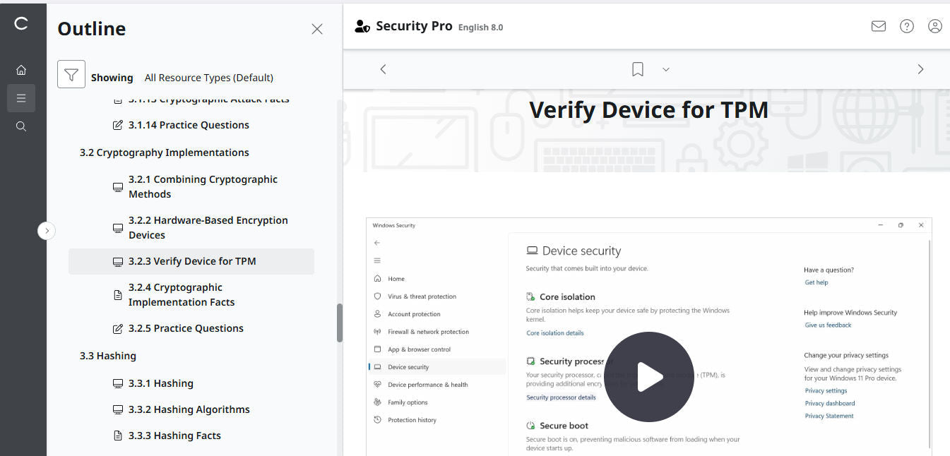 TestOut Security Pro for Security+ (SY0-701)