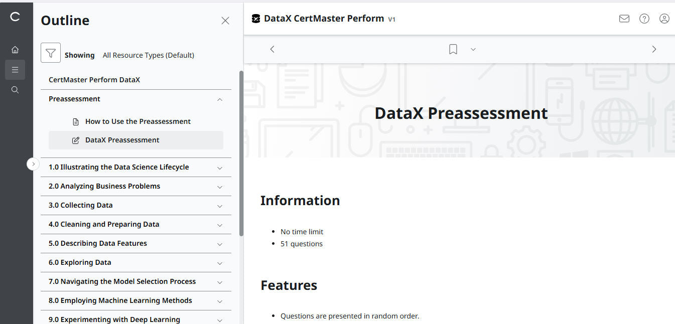 Best Price Guarantee ✅ CompTIA DataX CertMaster Perform (V1)