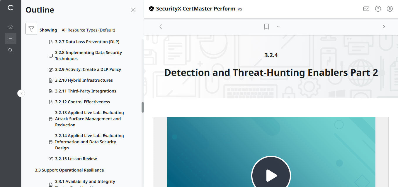 CompTIA CertMaster Perform – SecurityX CASP+ CAS-005 Individual License