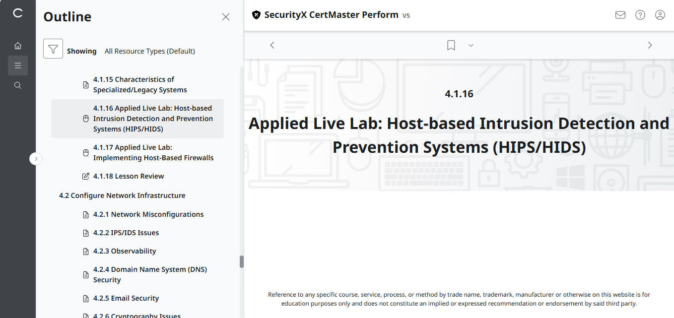 CompTIA CertMaster Perform – SecurityX CASP+ CAS-005 Individual License